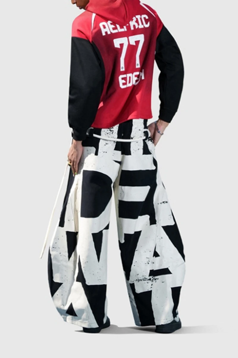 Aelfric Eden 77 Color Blocking Pullover Hoodie