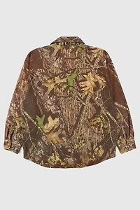 Vintage Cabela's Tree Fleece Camo Button-Down Shirt