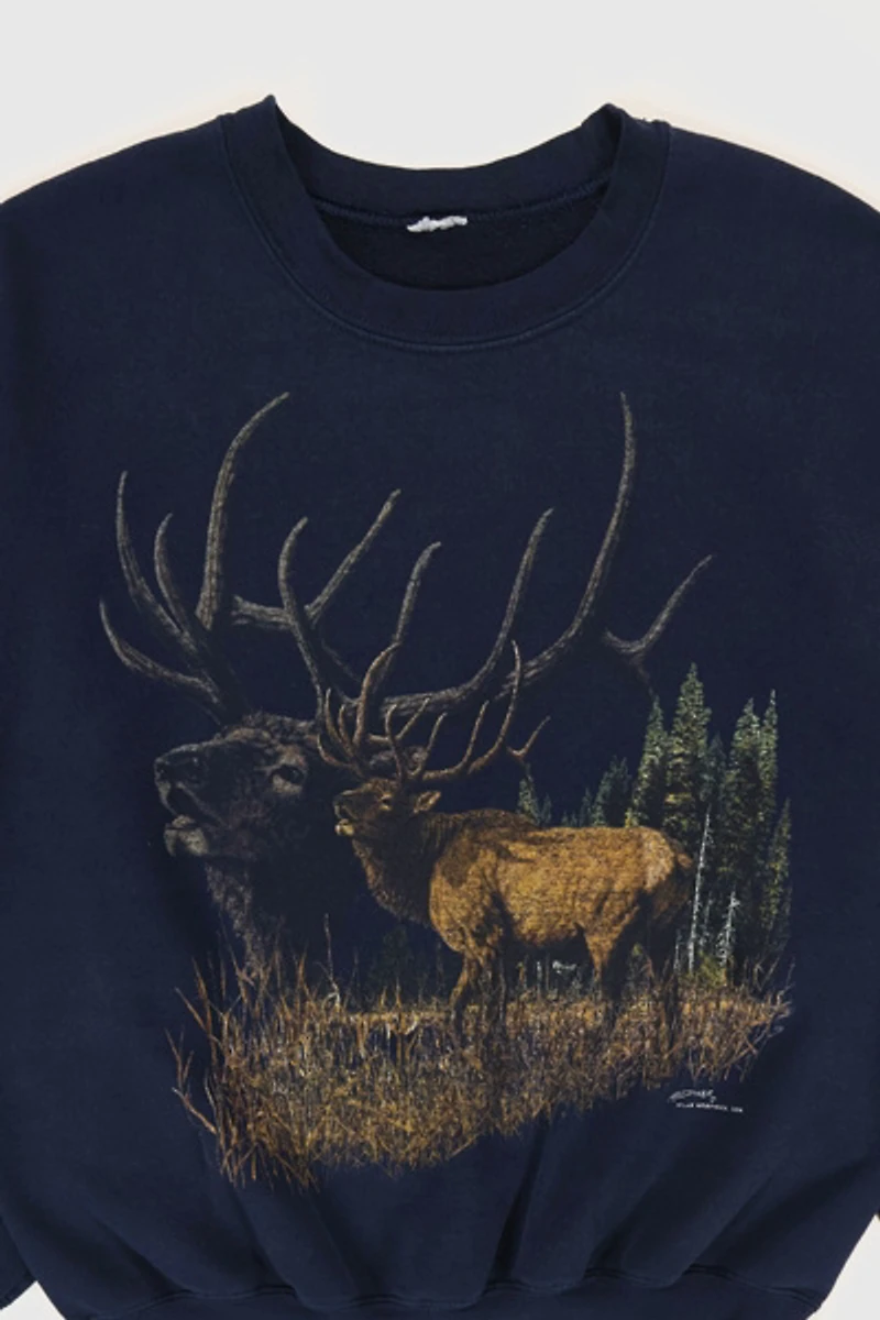 Vintage Elk Crewneck