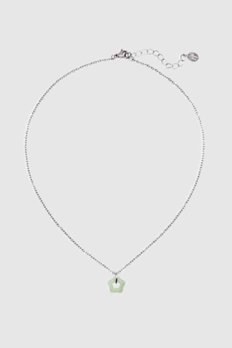Gemini Jewels Baby Jade Star Necklace