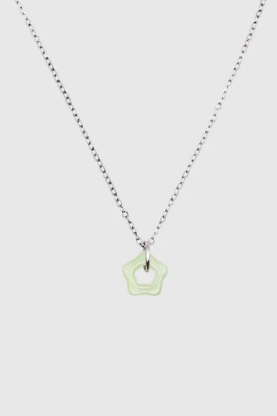 Gemini Jewels Baby Jade Star Necklace