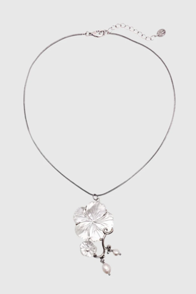 Gemini Jewels Mermaid Treasure Flower Necklace