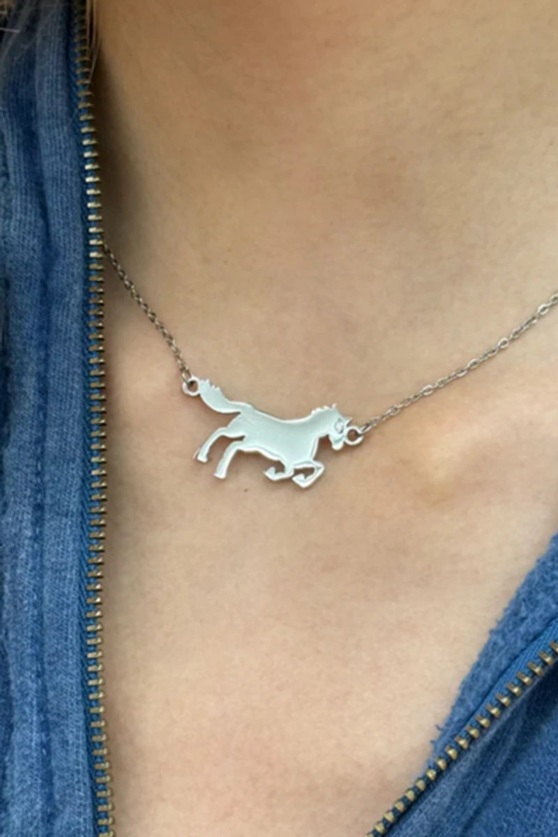 Gemini Jewels Fire Horse Necklace