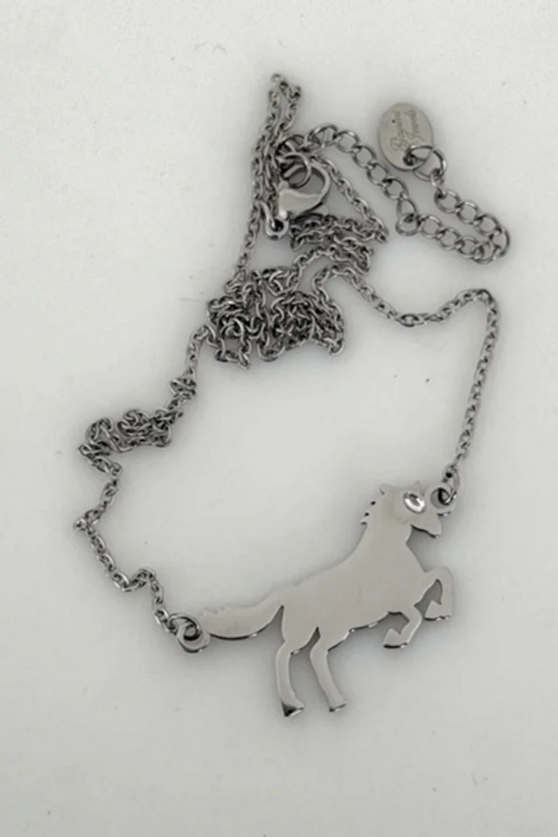 Gemini Jewels Fire Horse Necklace