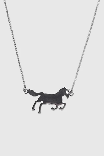 Gemini Jewels Fire Horse Necklace