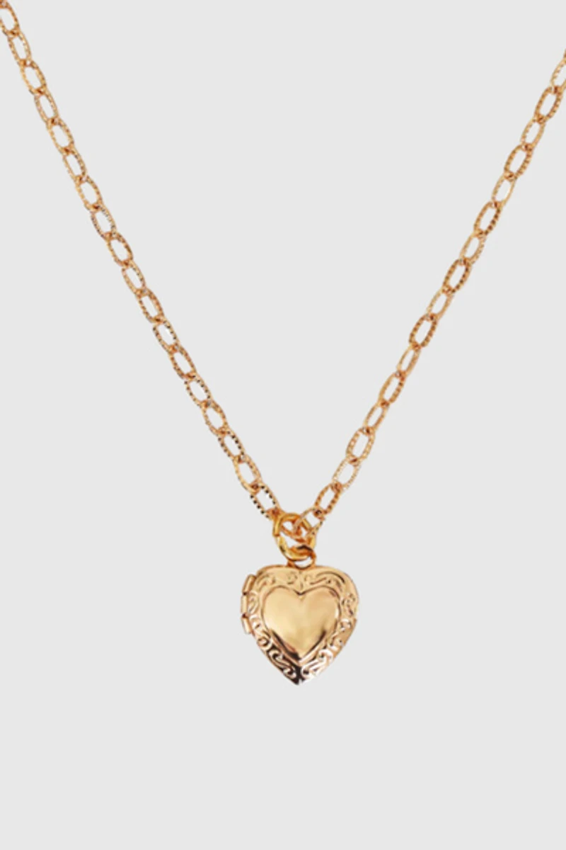 Gemini Jewels Memories Heart Locket Necklace