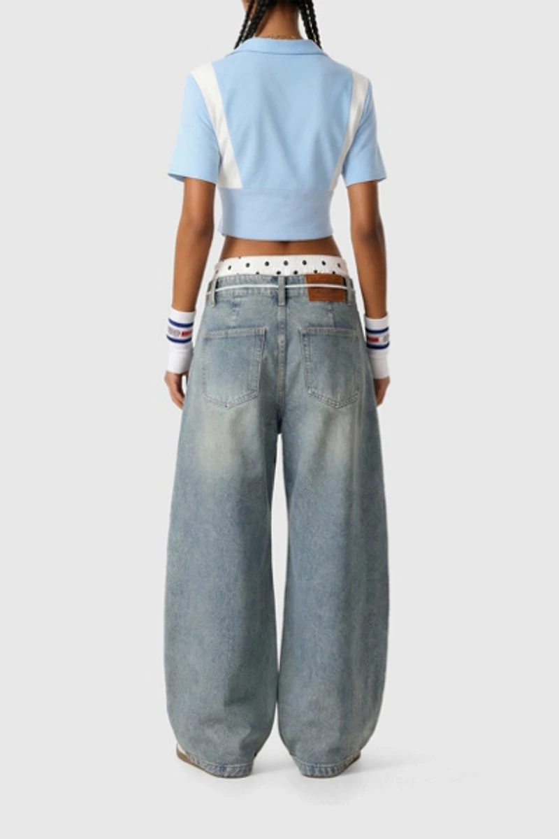 Aelfric Eden Double Waist Super Baggy Jeans