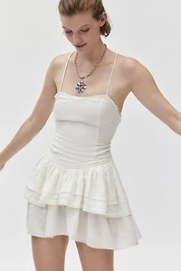 Kimchi Blue Desi Drop-Waist Mini Dress