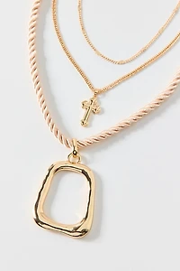 Kara Corded Layering Necklaces Set