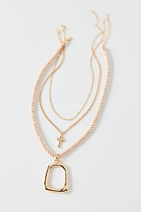 Kara Corded Layering Necklaces Set