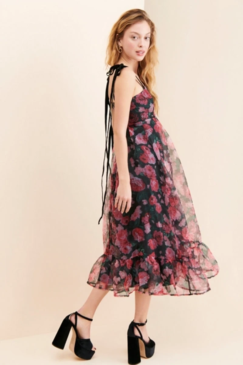 Sister Jane Tania Floral Organza Dress
