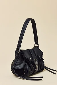 BDG Sophia Buckled Faux Leather Shoulder Bag
