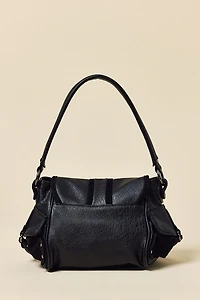 BDG Sophia Buckled Faux Leather Shoulder Bag