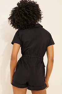 Line + Dot Veni Short Sleeve Romper