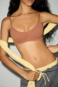 Out From Under Reformer Cinch-Front Sports Bra