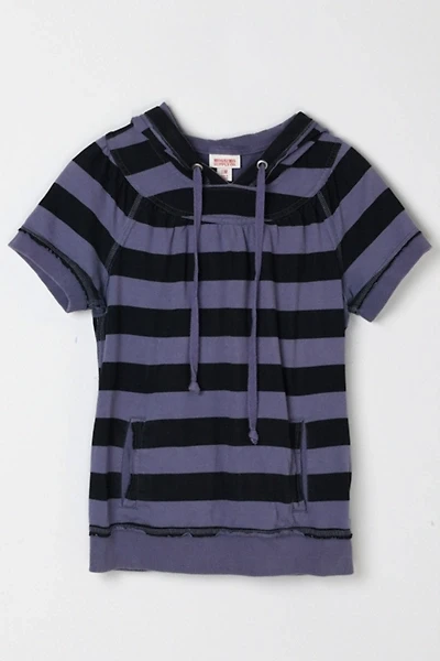 Vintage Y2k Striped Hoodie Top