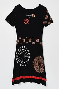 Vintage Y2k Desigual Printed Midi Dress