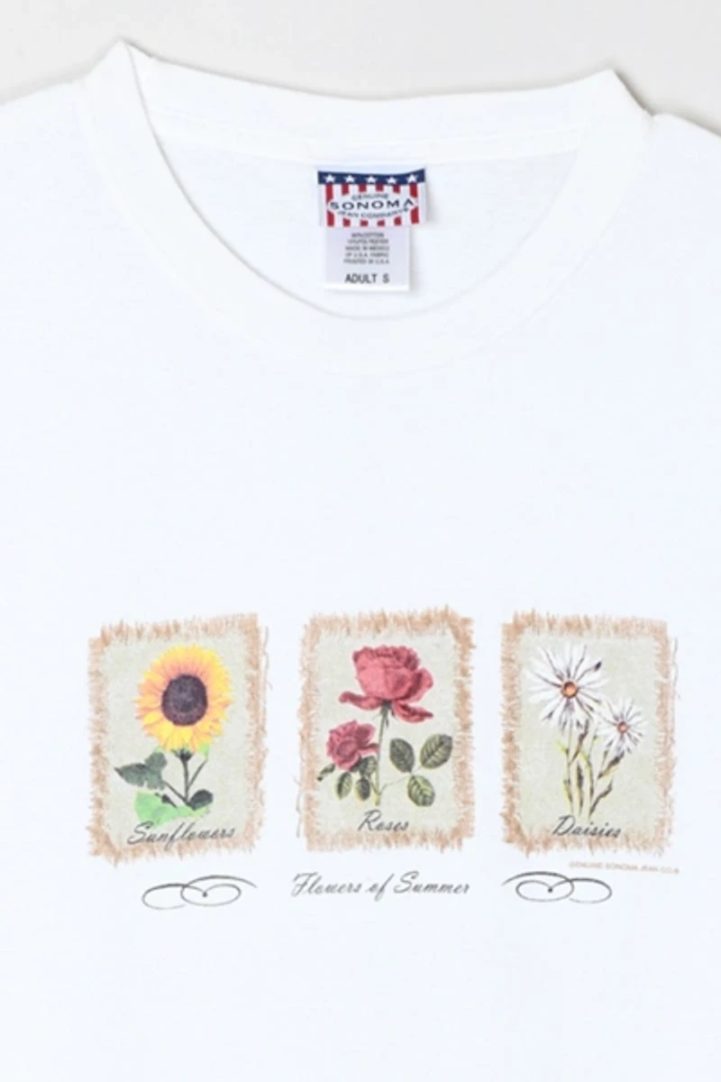 Vintage 90s "Flowers of Summer" T-Shirt