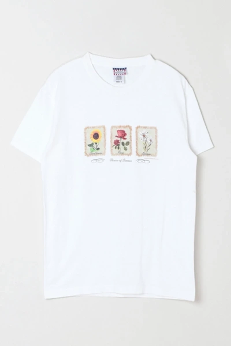 Vintage 90s "Flowers of Summer" T-Shirt