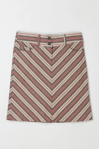 Vintage Y2k Striped Mini Skirt
