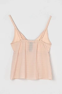 Vintage Y2k Light Pink Tied Crop Top
