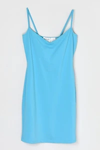 Vintage Y2k Aqua-Blue Dress