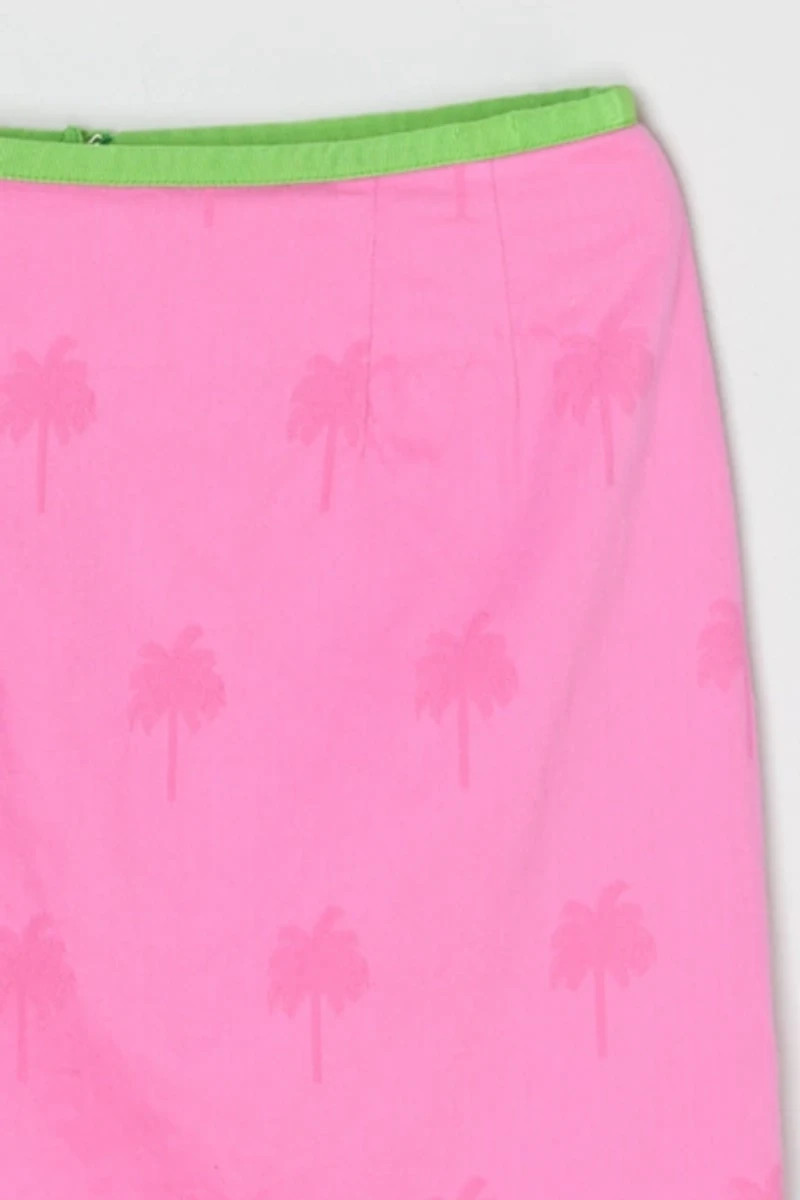 Vintage Y2k Lilly Pulitzer Embroidered Mini Skirt