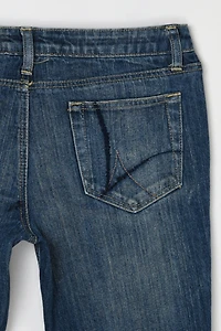 Vintage Y2k Faded Classic Wash Flared Jeans