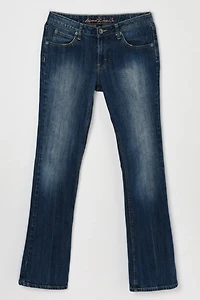 Vintage Y2k Faded Classic Wash Flared Jeans