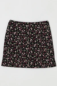 Vintage 90s Flower Print Mini Skirt