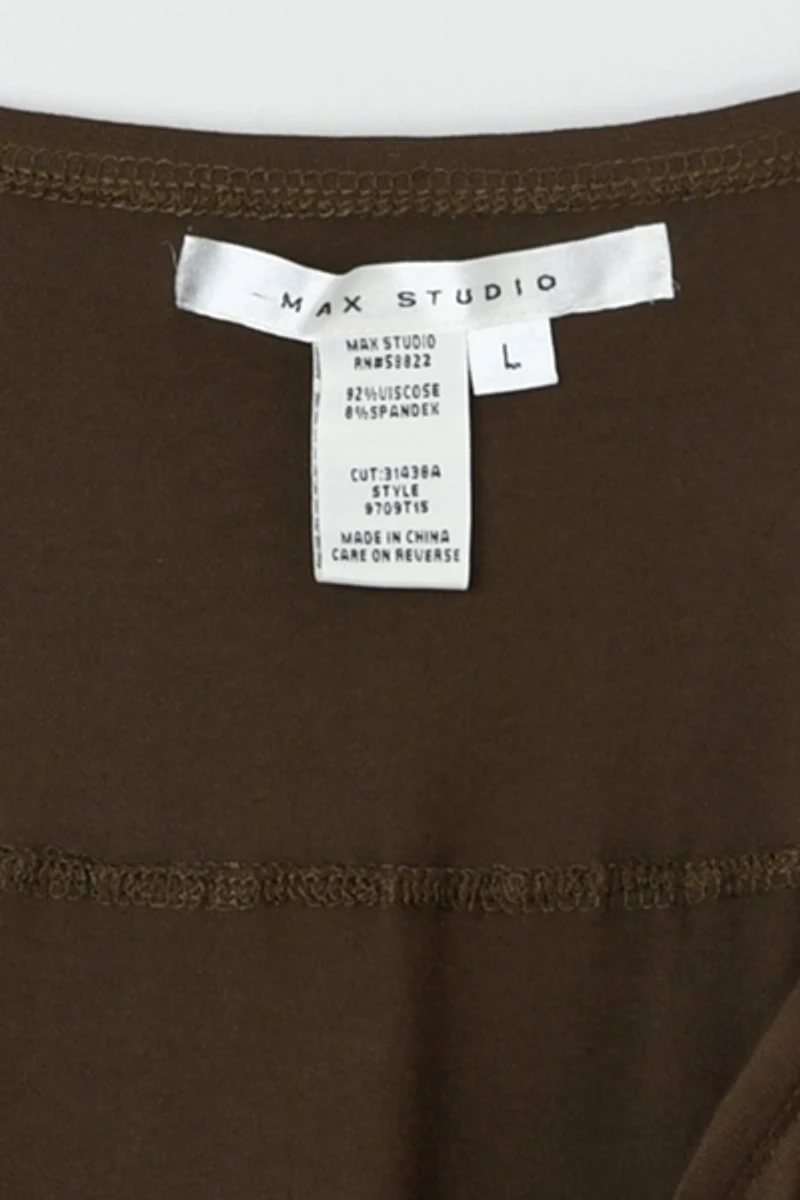 Vintage Y2k Dark Brown Layered Skirt