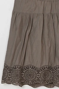 Vintage Y2k Lacy Tiered Mini Skirt