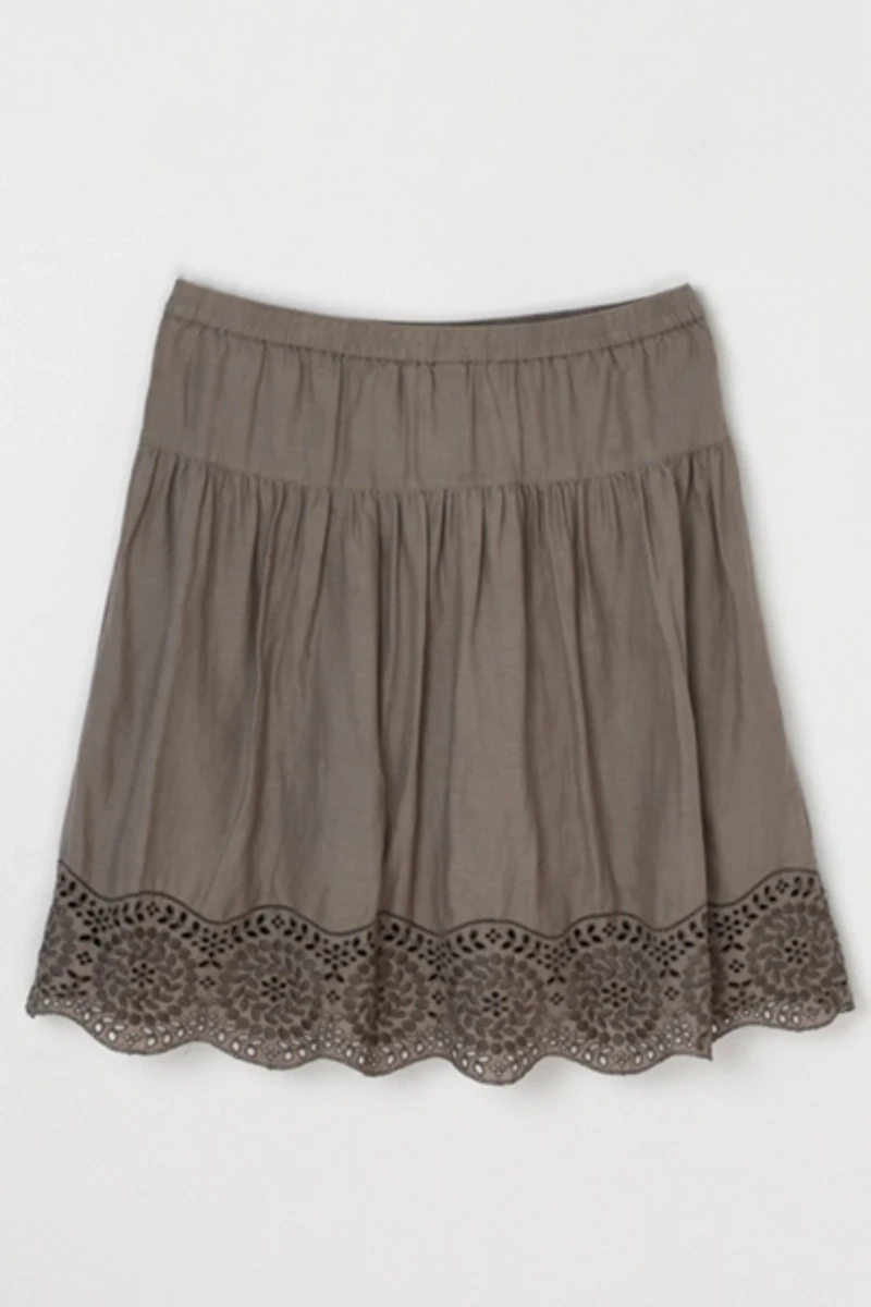 Vintage Y2k Lacy Tiered Mini Skirt