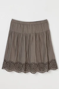 Vintage Y2k Lacy Tiered Mini Skirt