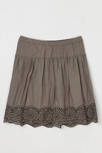 Vintage Y2k Lacy Tiered Mini Skirt