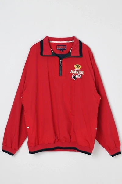Vintage Y2k Amstel Light Quarter-Zip Windbreaker