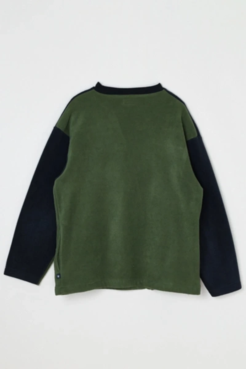 Vintage Y2k Striped Fleece Pullover