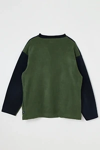 Vintage Y2k Striped Fleece Pullover