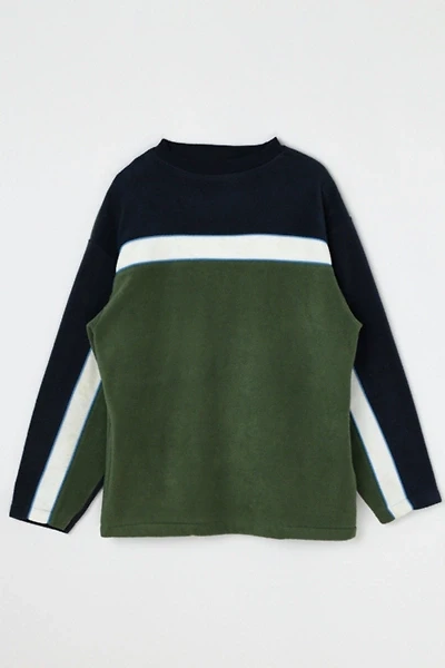 Vintage Y2k Striped Fleece Pullover