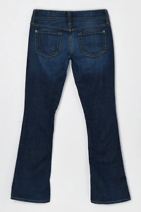 Vintage Y2k Arden B. Contrast-Stitched Flared Low-Rise Jeans
