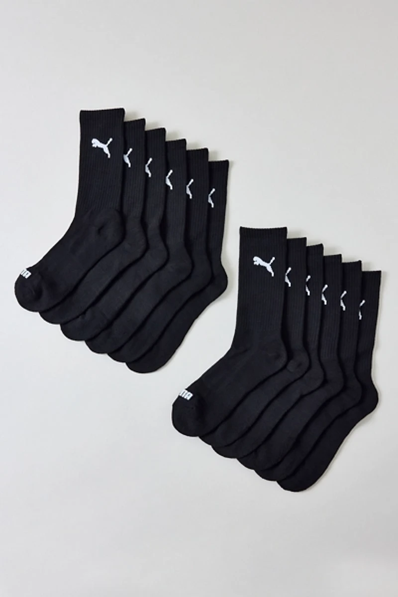 Puma Half-Terry Crew Socks 6-Pack