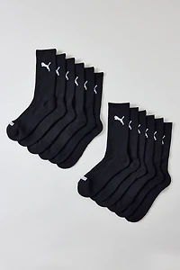 Puma Half-Terry Crew Socks 6-Pack