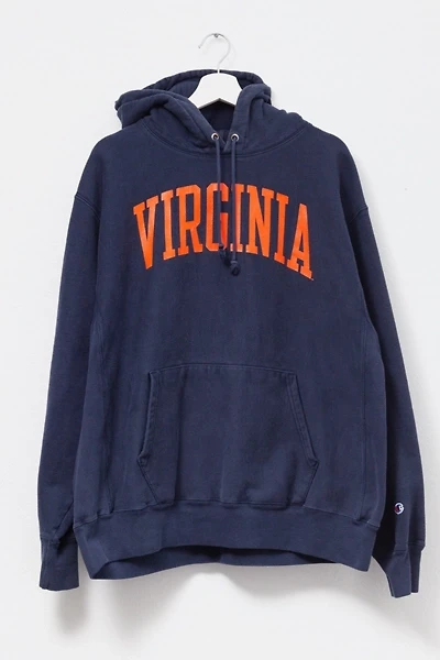 Vintage Y2K Champion Reverse Weave Virginia Hoodie Sweatshirt