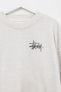 Vintage 1990s Stussy Logo Graphic Distressed Crewneck Sweatshirt