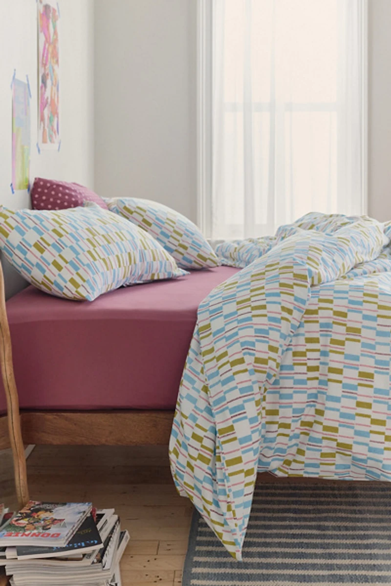 Syncopate Brushed Cotton Duvet Cover Set