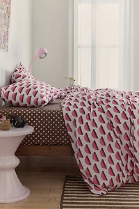 Sunset Steps Brushed Cotton Duvet Cover Set