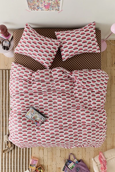 Sunset Steps Brushed Cotton Duvet Cover Set