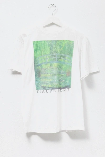 Vintage 1990s Distressed Claude Monet Fine Art Graphic T-Shirt