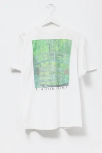Vintage 1990s Distressed Claude Monet Fine Art Graphic T-Shirt