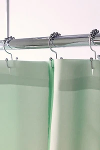 Sand Salt Sea Striped Patterned Shower Curtain